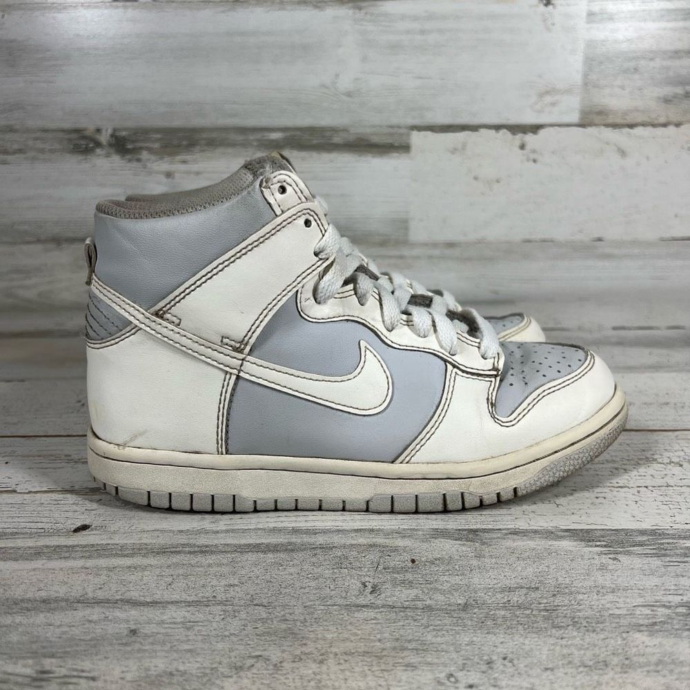 Nike Womens Dunk High Aluminum DD1869-107 Sneakers Logo US 6